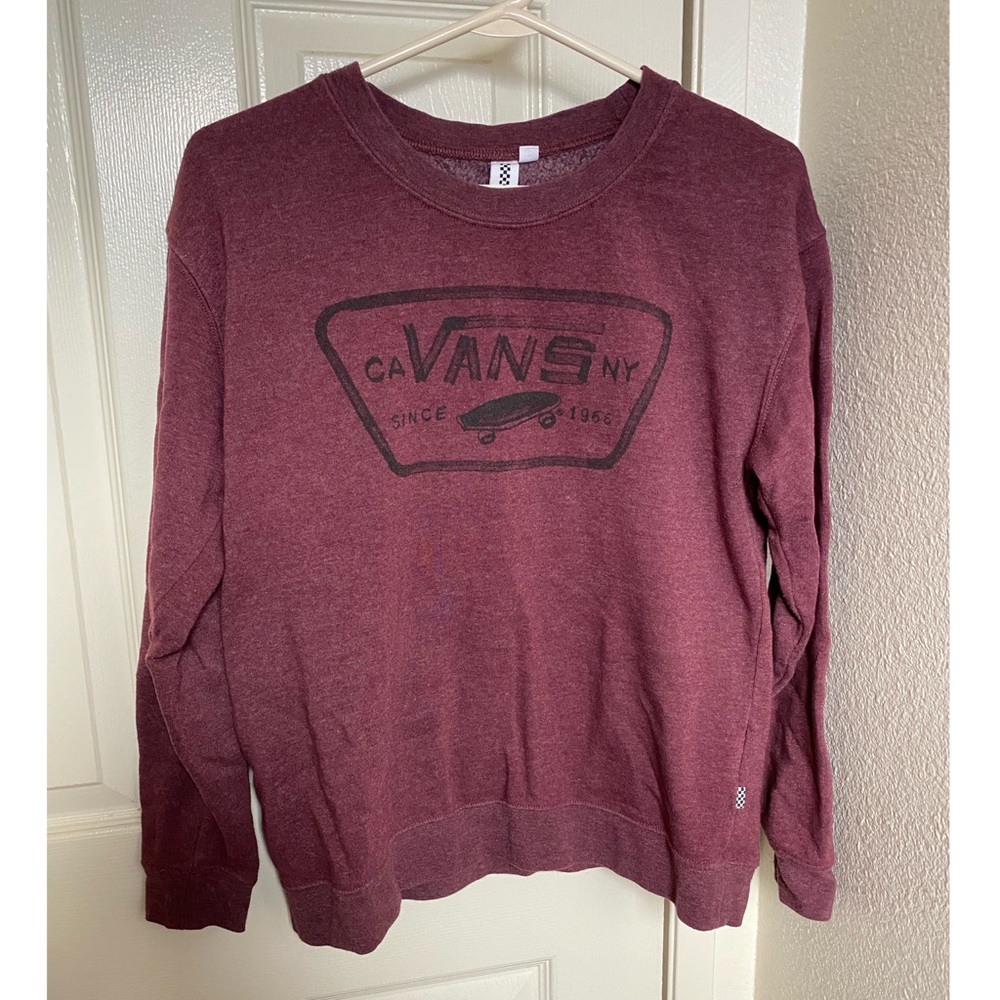 Vans Burgundy Crewneck Sweater